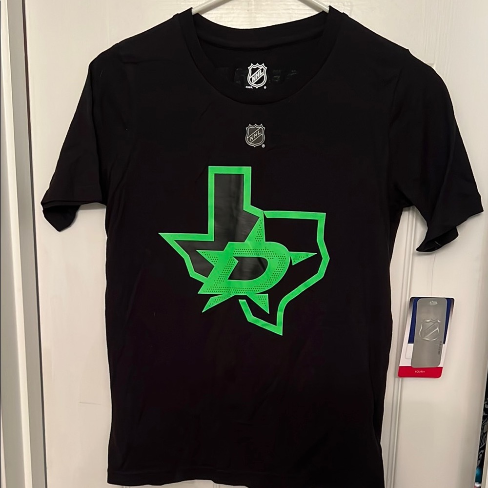 NHL Kids Black and Green T-Shirt